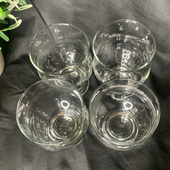 Set of 4 HARD TO FIND RARE L. E. Smith crystal glasses made in Belgium - Picture 5 of 10
